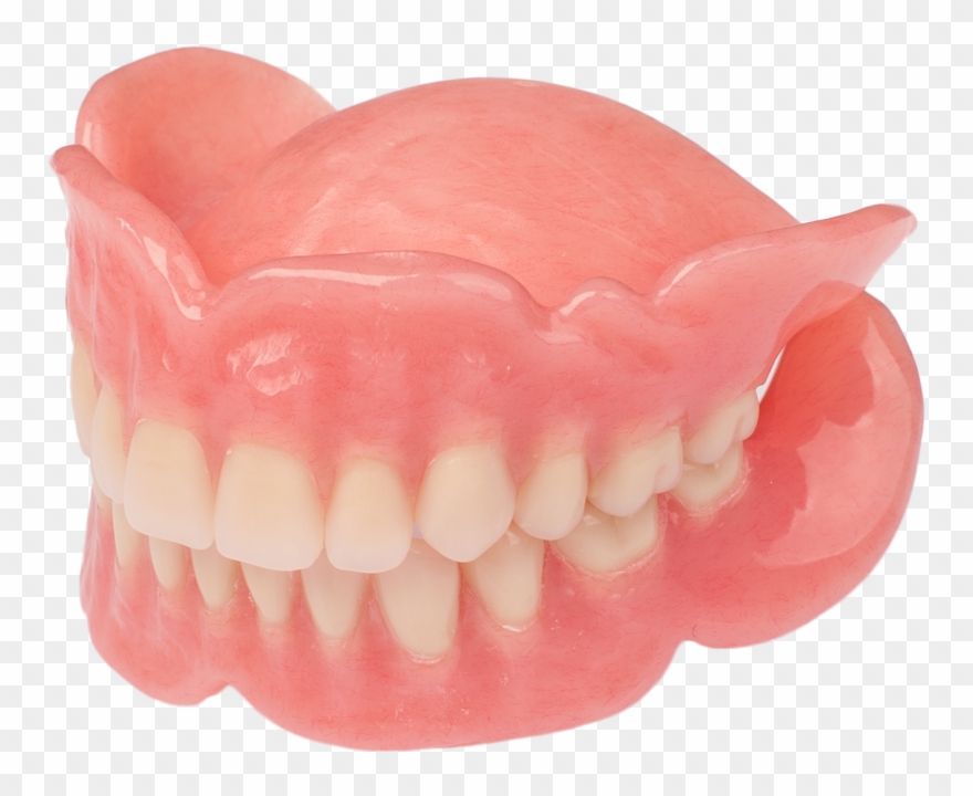 Flat Dentures - Tongue Clipart