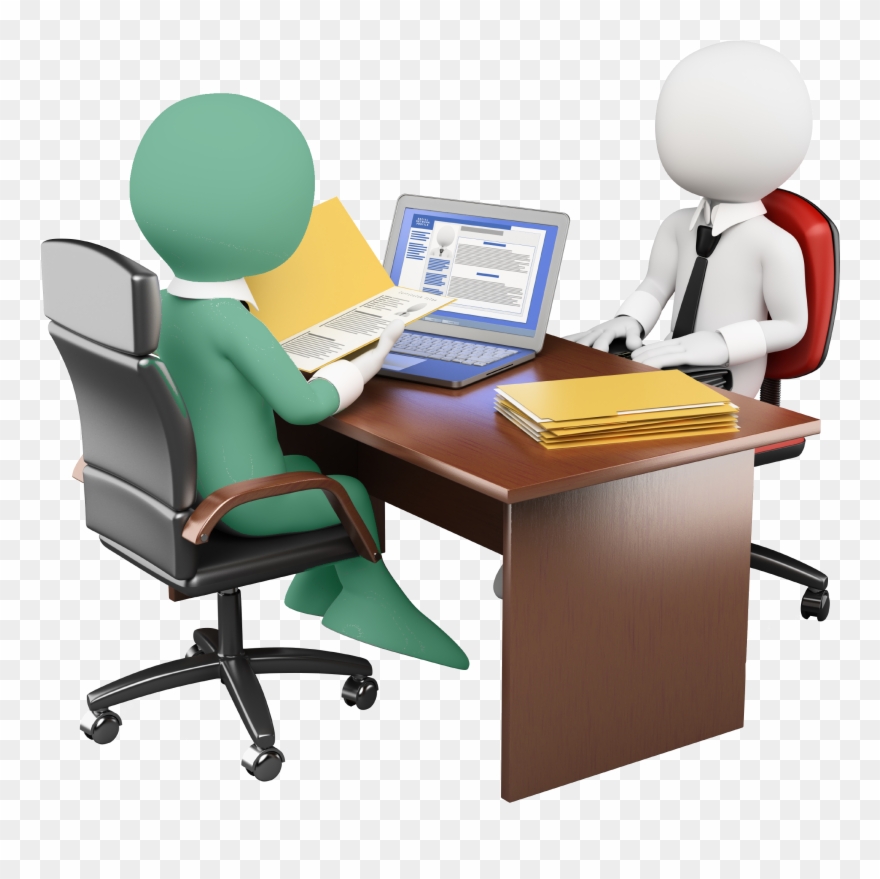 Job Interview Desk - Interview Skills Images Png Clipart