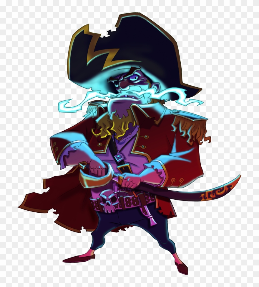 Lightning Beard - War Pirates Characters Clipart