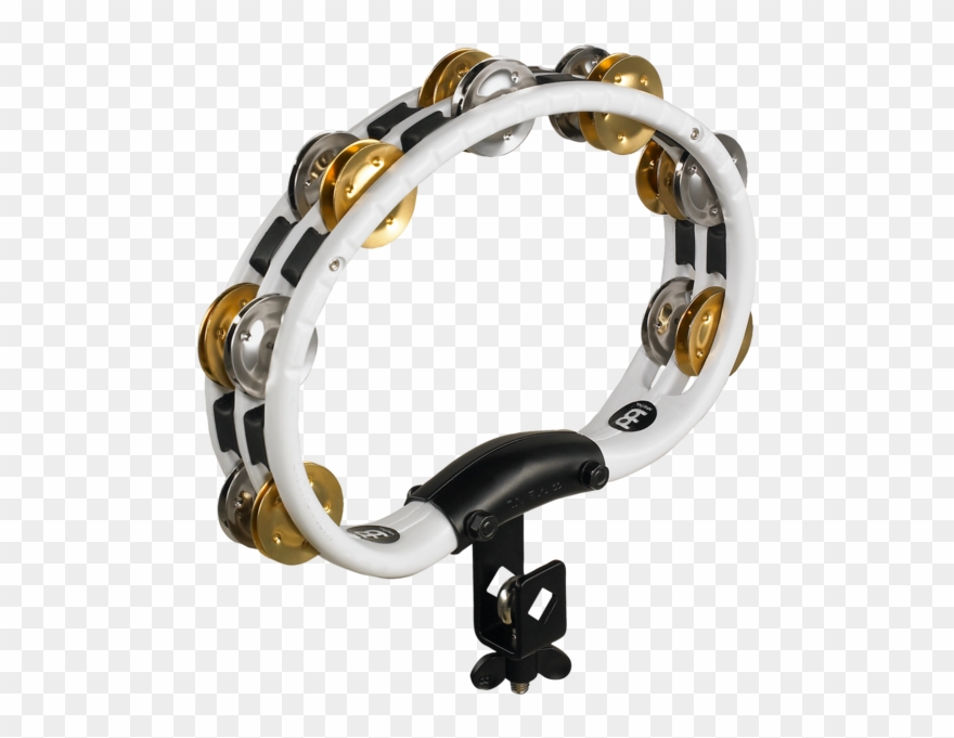 Meinl Tmt2m-wh Mountable Recording Combo Abs Tambourine - Meinl Tambourine Clipart
