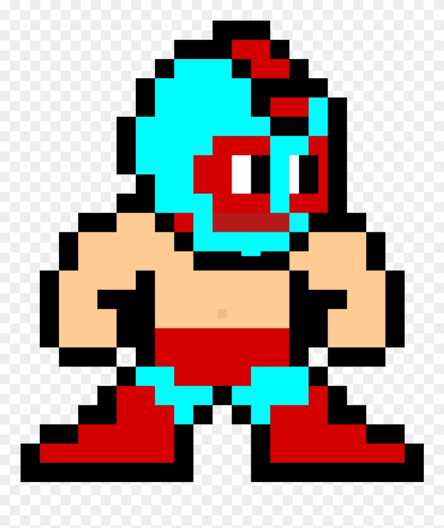 Pepsi Man Pixel Art , Png Download - Mega Man 8 Bits Clipart