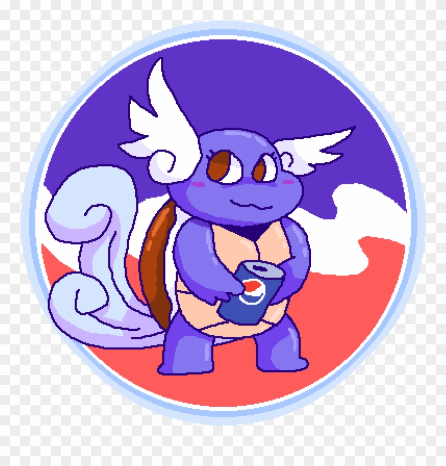 Pepsi The Wartortle - Cartoon Clipart
