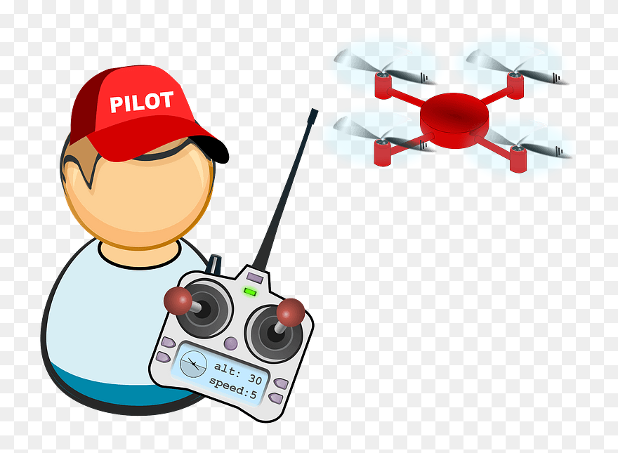 Drone Pilot Clipart - Png Download