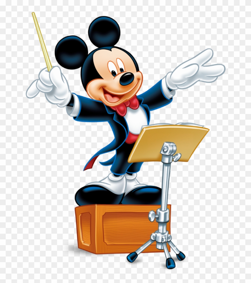 Members Of The Royal Ram Symphonic Band Invite You - Mickey Mouse Conductor Clipart