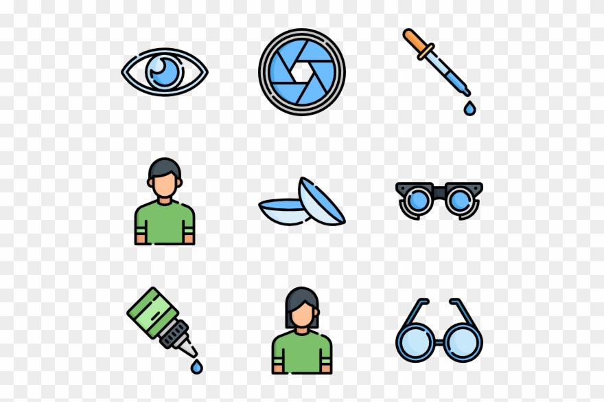Optometrist - Optometry Web Icons Clipart