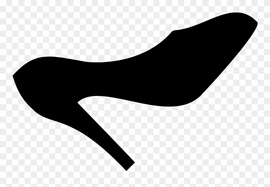 Women`s Shoe Icon - Basic Pump Clipart