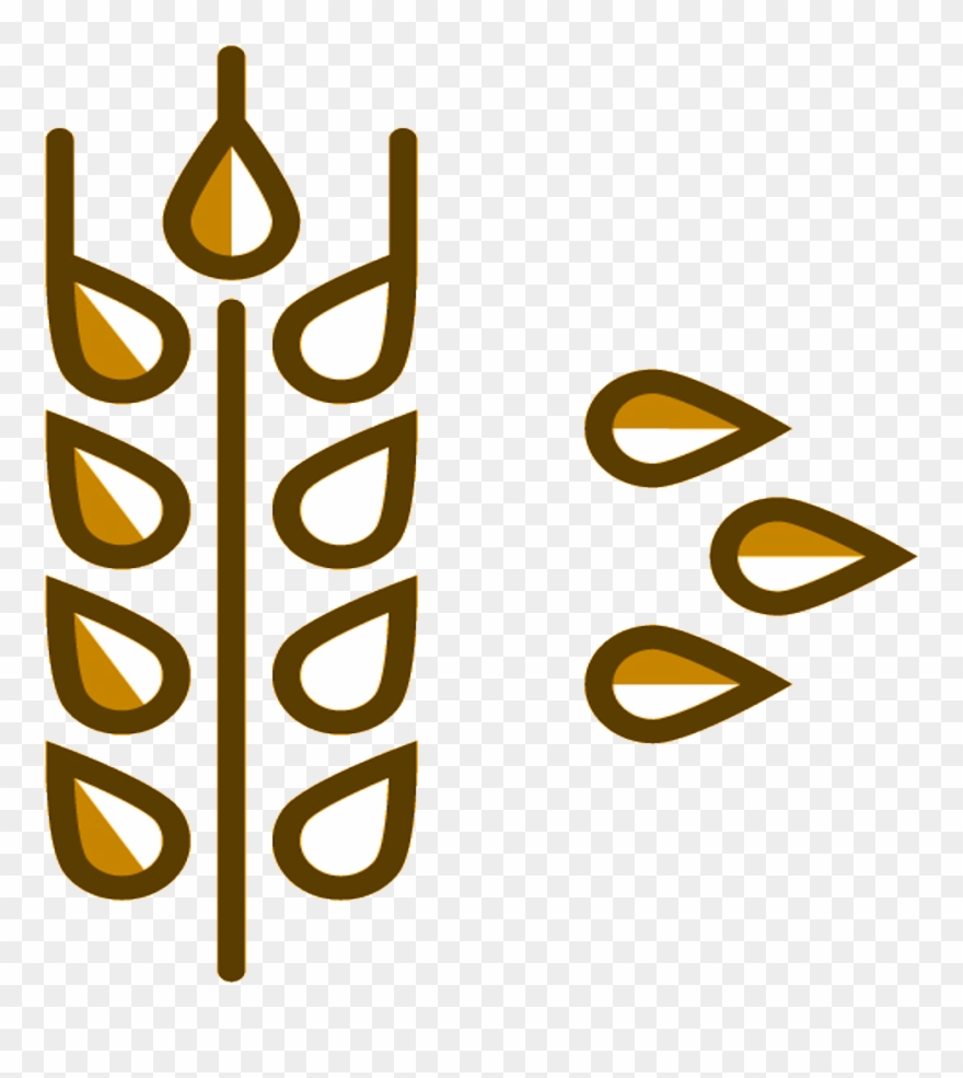 Gold Wheat Icon Clipart
