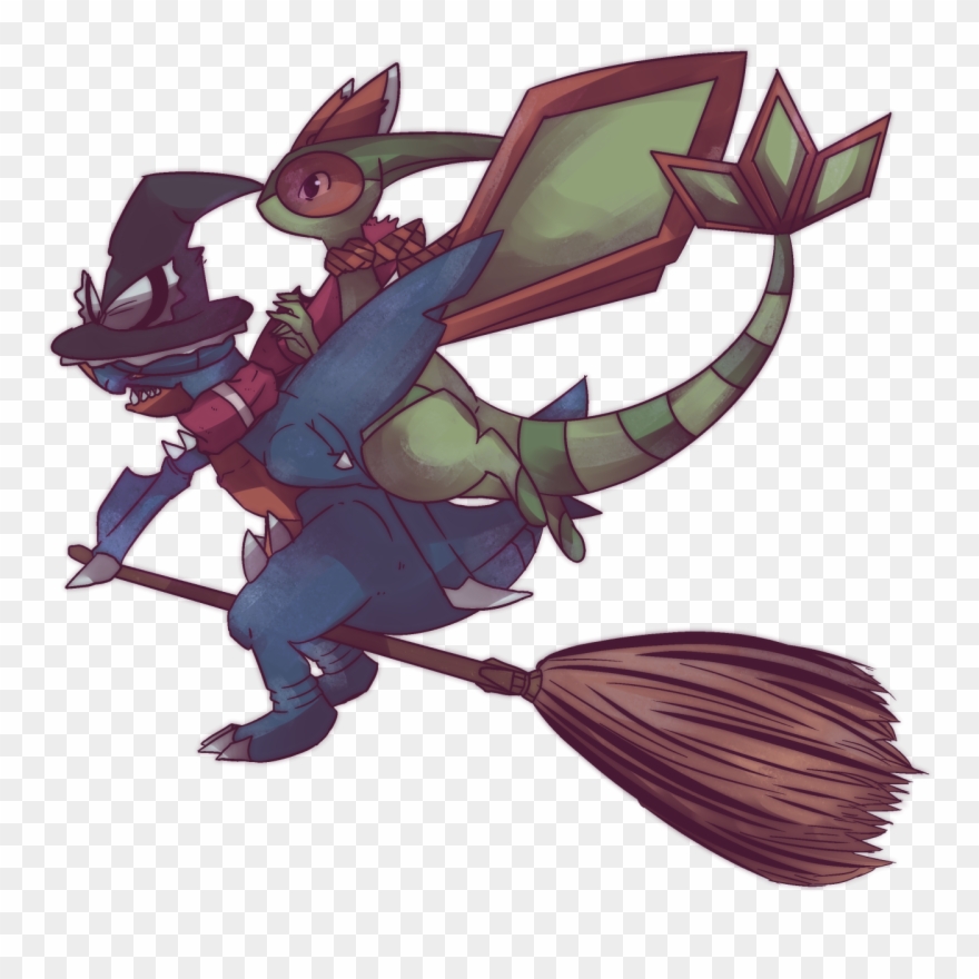 Pokémon X And Y Fictional Character Cartoon Mythical - Flygon X Garchomp Clipart