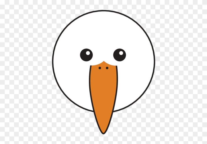 Animaru Stork - Cartoon Clipart
