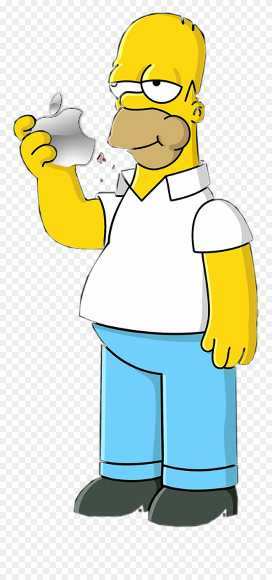 Report Abuse - Vector Homer Simpson Clipart
