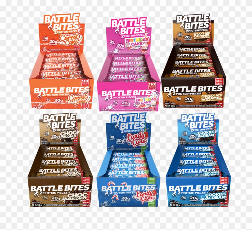 Battle Oats Battle Bites 12 X 62g Clipart