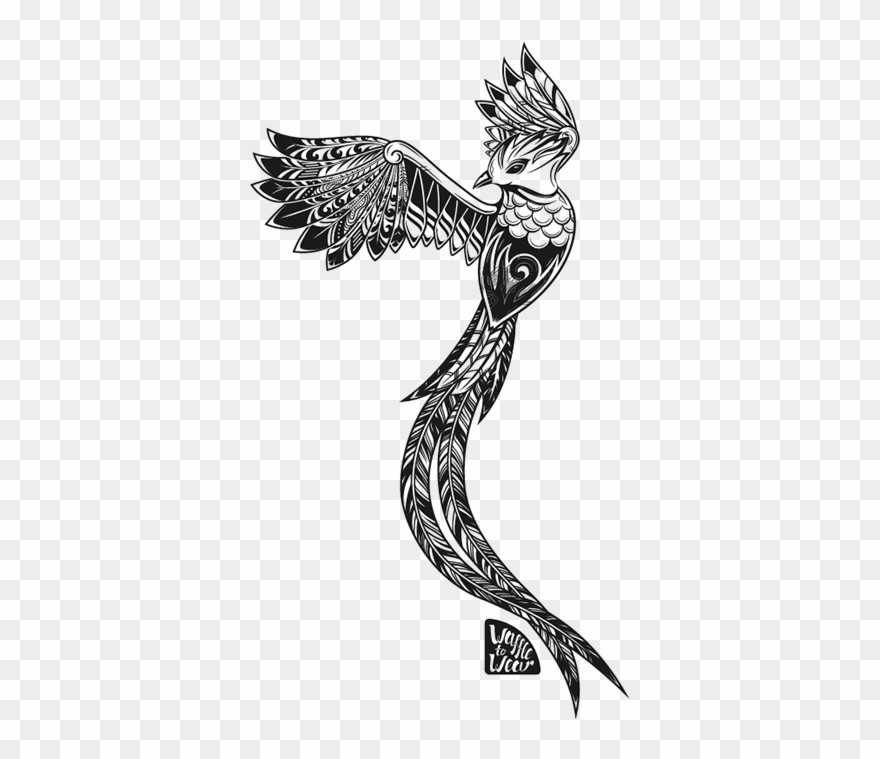 Geometric Quetzal Clipart