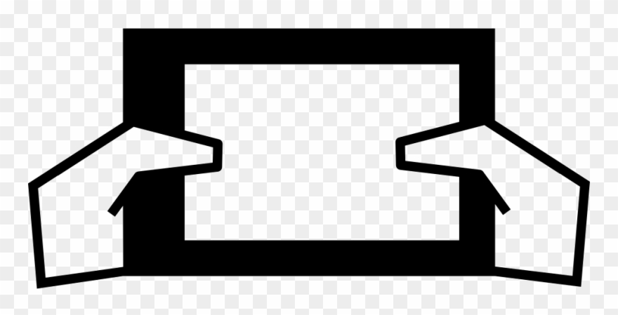 Ipad Grip Between Hands Comments Clipart