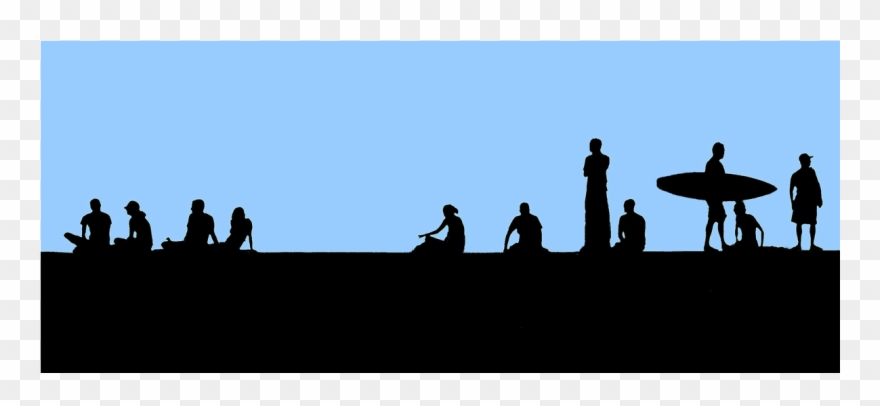 Island Silhouette - Silhouette Clipart