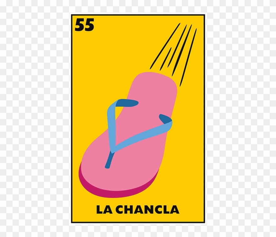 La Chancla Lotteria Card - Png Loteria Card La Chancla Clipart