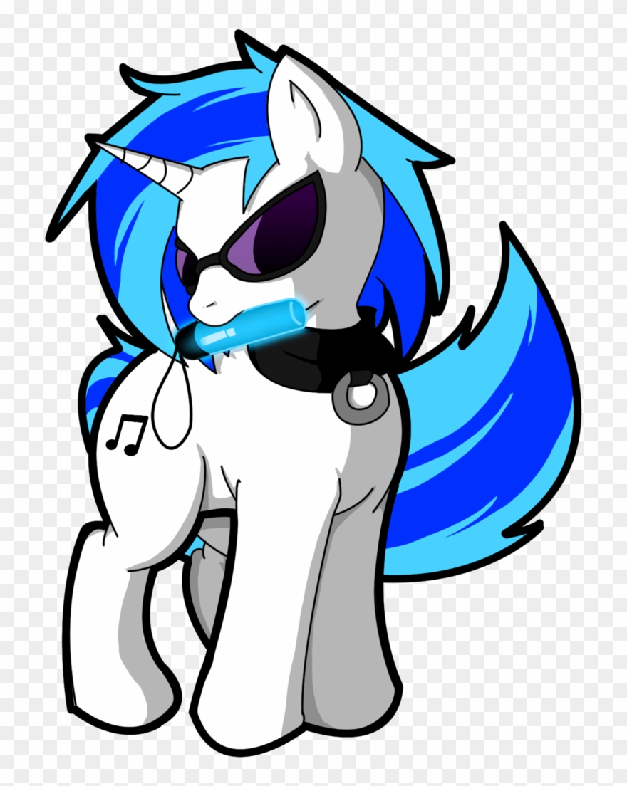 Artist Needed, Collar, Dj Pon-3, Glowstick, Mouth Hold, - Dj Pon 3 Clipart