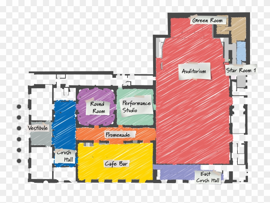 Ground Floor - Floor Plan Clipart