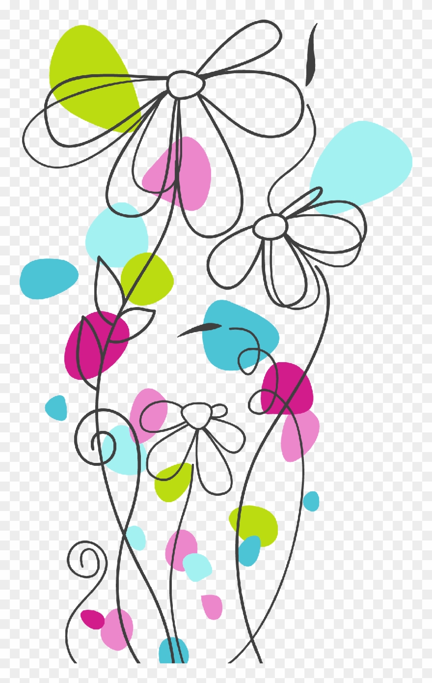 Free Motion Embroidery - Vector De Flores Animadas Png Clipart