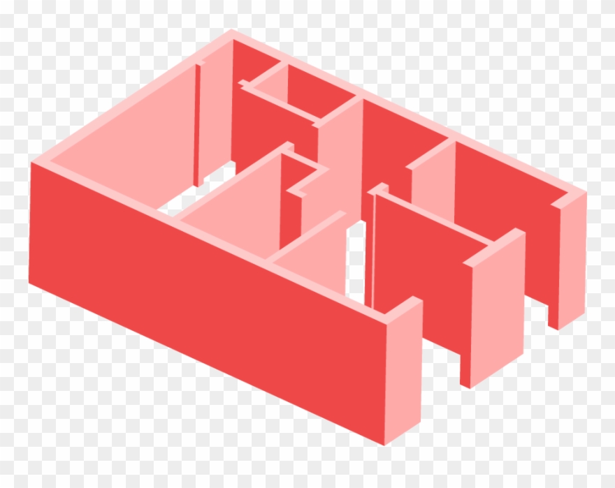 3d Furnished Floor Plans - Architecture Clipart