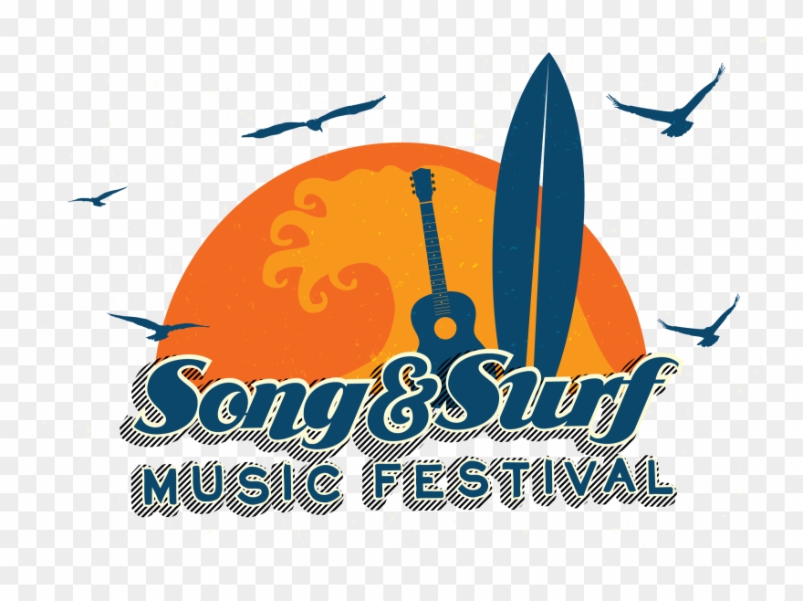 Songandsurf 2016 Logo 02 Nobg Song And Surf Music Festival - Graphic Design Clipart