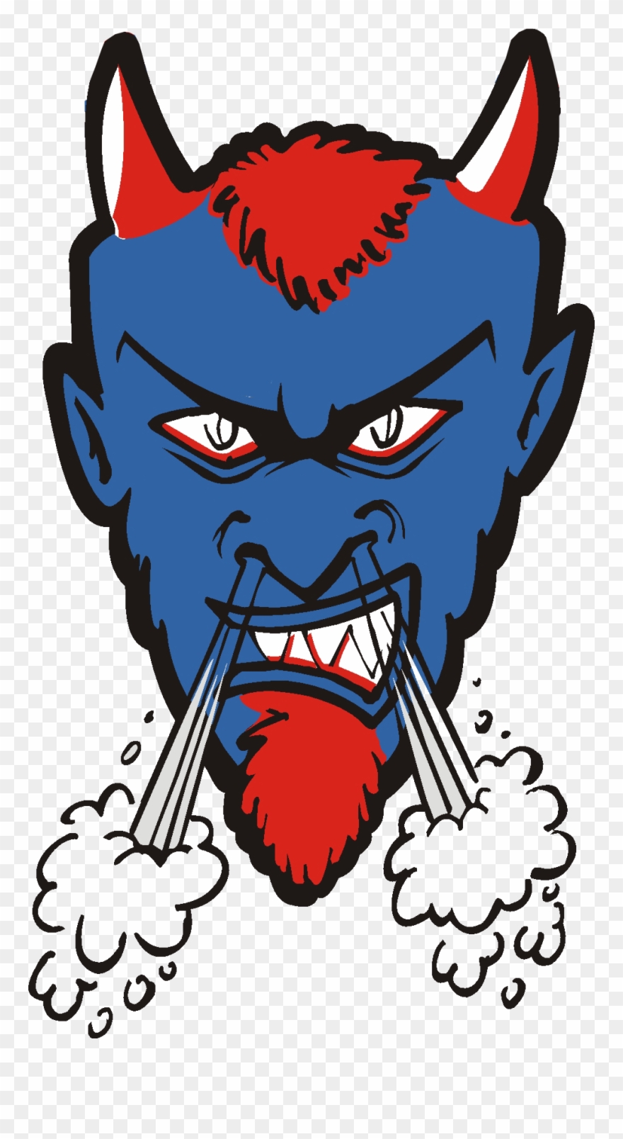 Devil Head Clip Art Hot Girls Wallpaper - Blue Devils Weiden Logo - Png Download