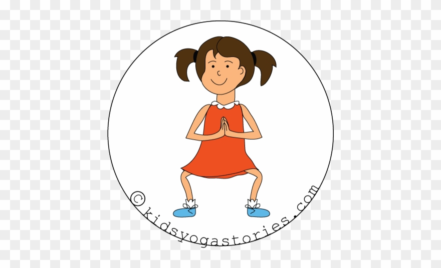 Horse Stance For Kids - Squat Kids Clipart