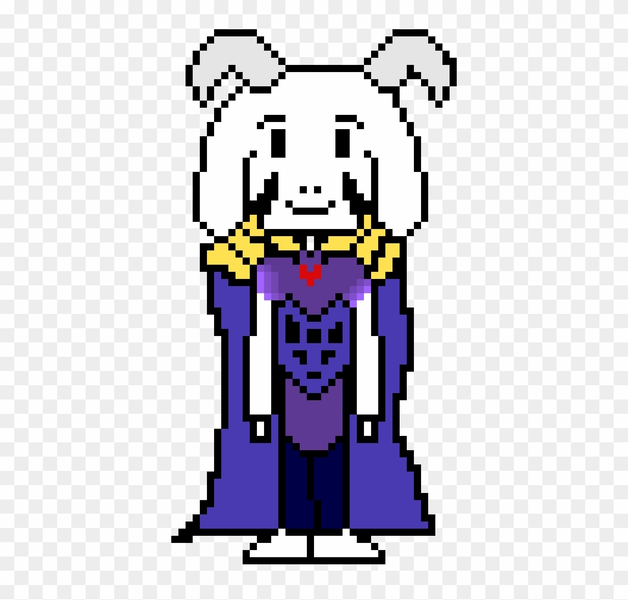 Undertale Asriel Grown Up Sprite - Illustration Clipart
