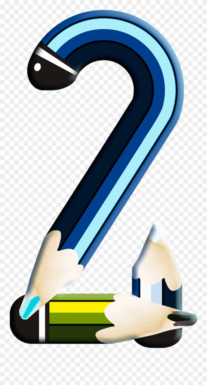 Number 2 Letters And Numbers, Math Numbers, Numbers - Клипарт Цифра 2 Clipart