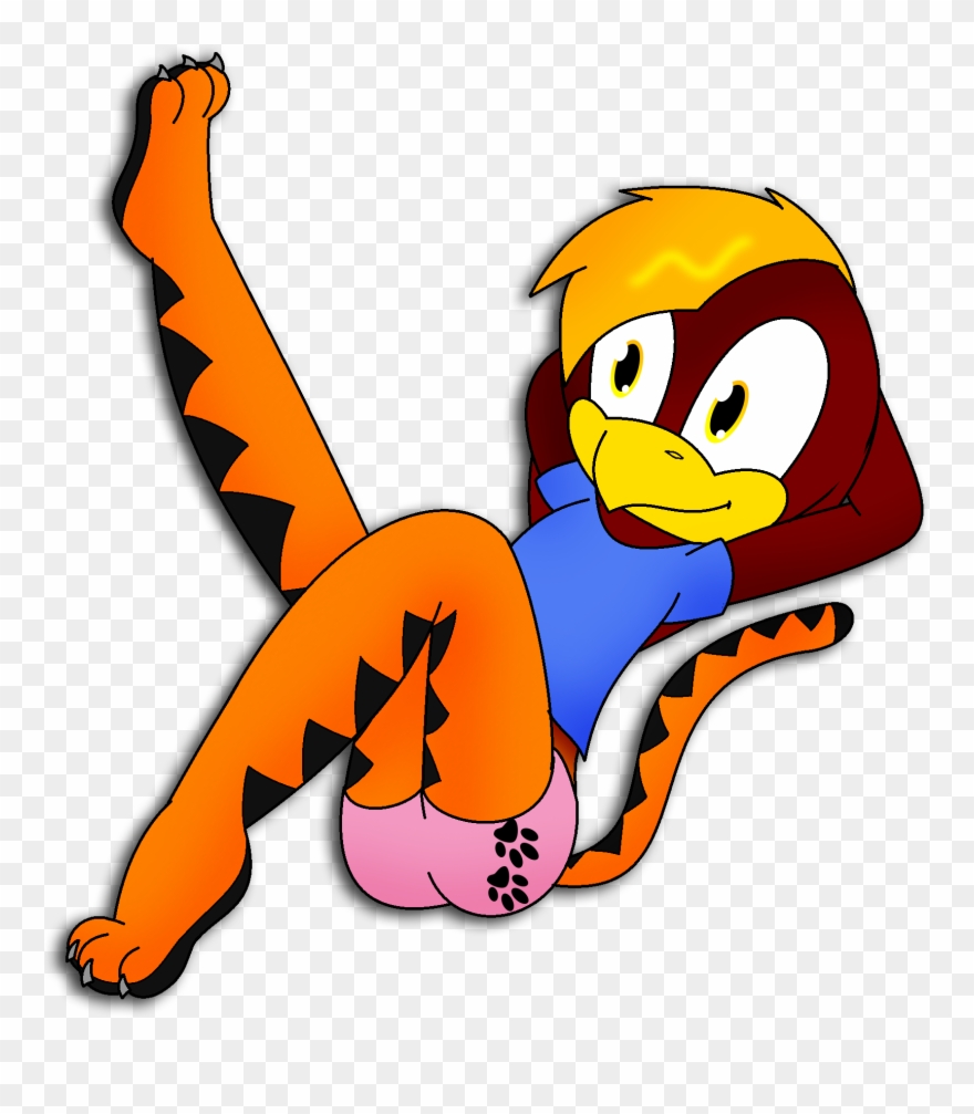 Craig Chillin In Pawprint Undies - Cartoon Clipart
