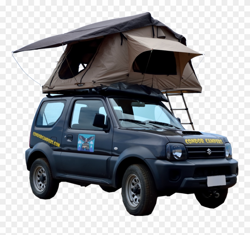 Condor Popup With Rooftop Tent Open - Suzuki Jimny Roof Top Tent Clipart