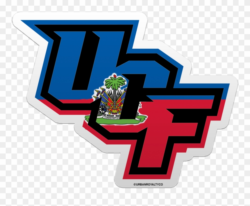 Proud Ucf Haitian - Black And White Ucf Logo Clipart