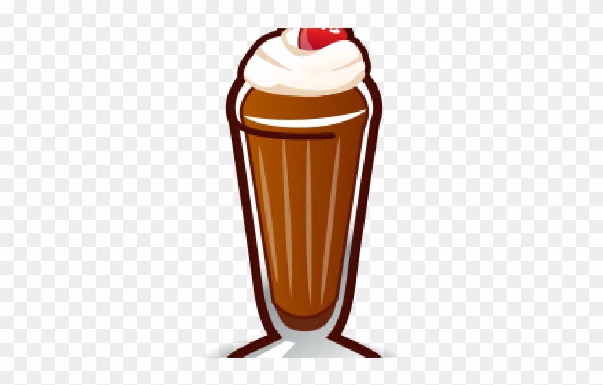 Milkshake Clipart Chocolate - Soy Ice Cream - Png Download