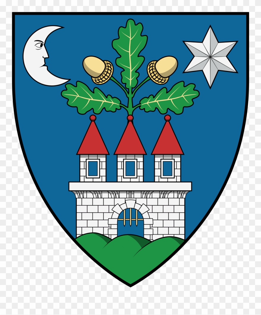 Open - Veszprem Coat Of Arms Clipart
