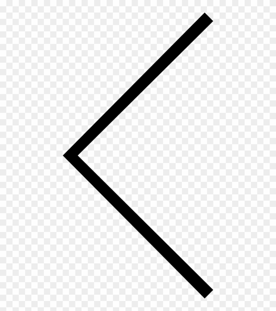 Free Png Download Less Than Arrow Png Images Background - Thin Left Arrow Png Clipart