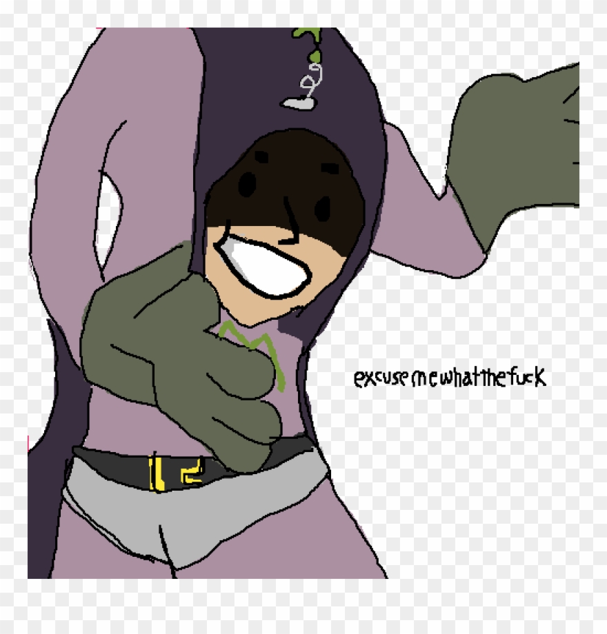 Excuse Me What The F*ck - Cartoon Clipart