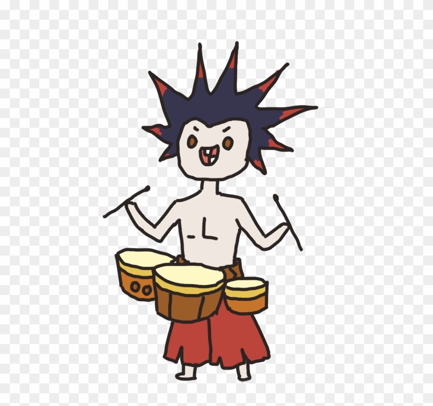 Drummer - Cartoon Clipart