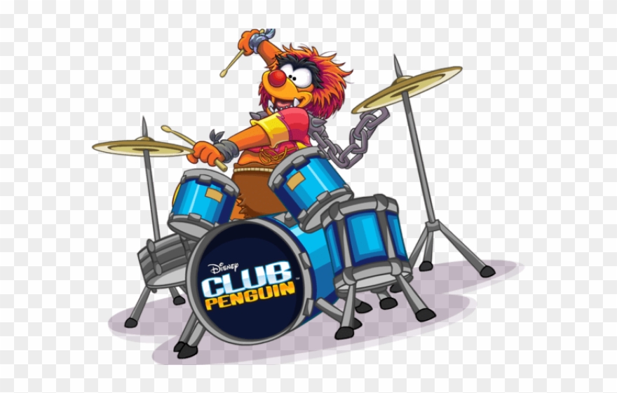 Drum Clipart Club Penguin - Club Penguin - Png Download