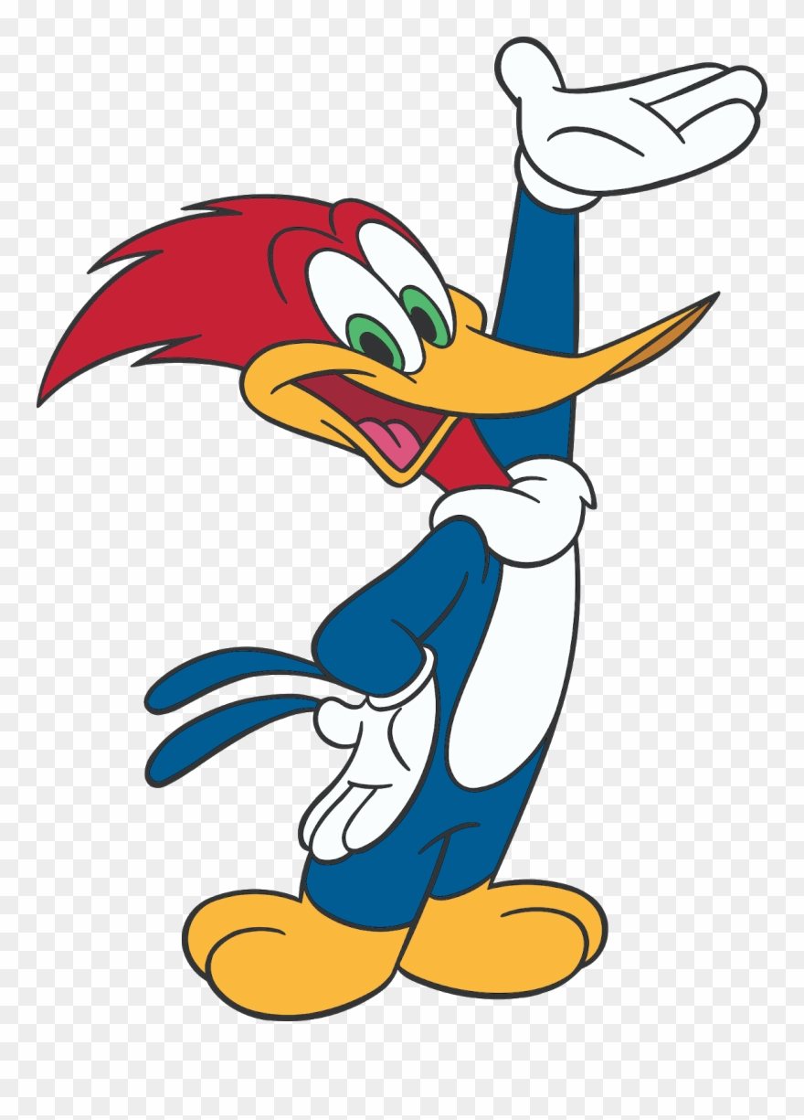 Woody Woodpecker Characters, Woody Woodpecker Cartoon - Woody Woodpecker Drawing Clipart