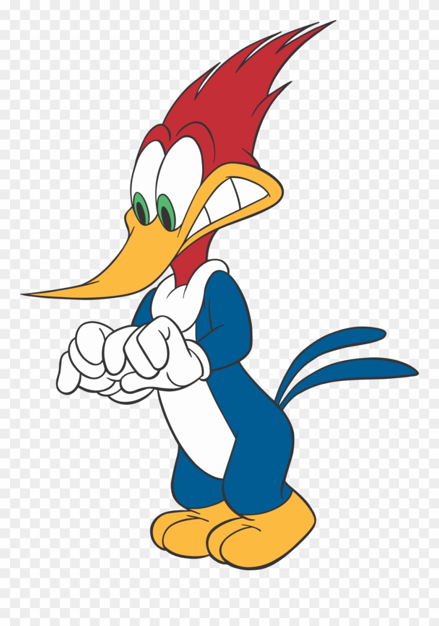 Woody Woodpecker Characters, Woody Woodpecker Cartoon - Pica Pau Em Hd Clipart