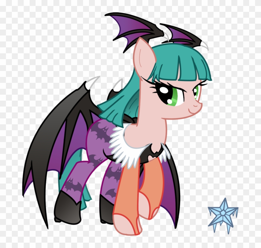 Shiver-star, Darkstalkers, Morrigan Aensland, Ponified, - My Little Pony Morrigan Clipart