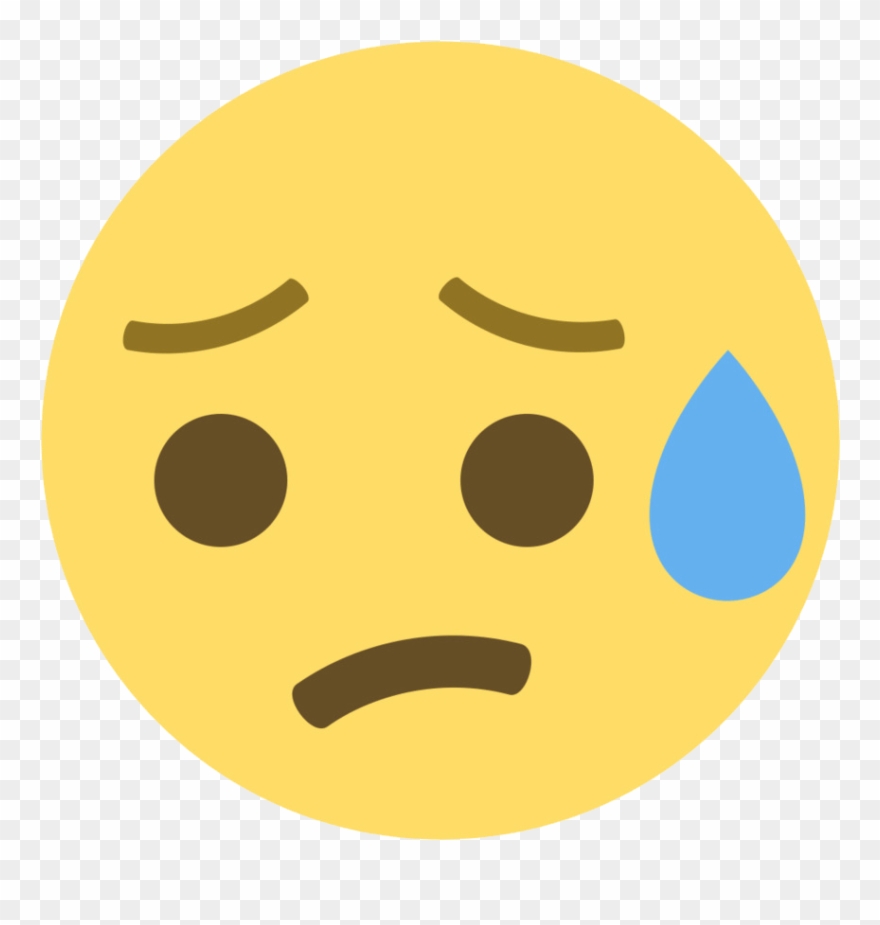 Sad Face Emoji - Sad Smiley For Dp Clipart
