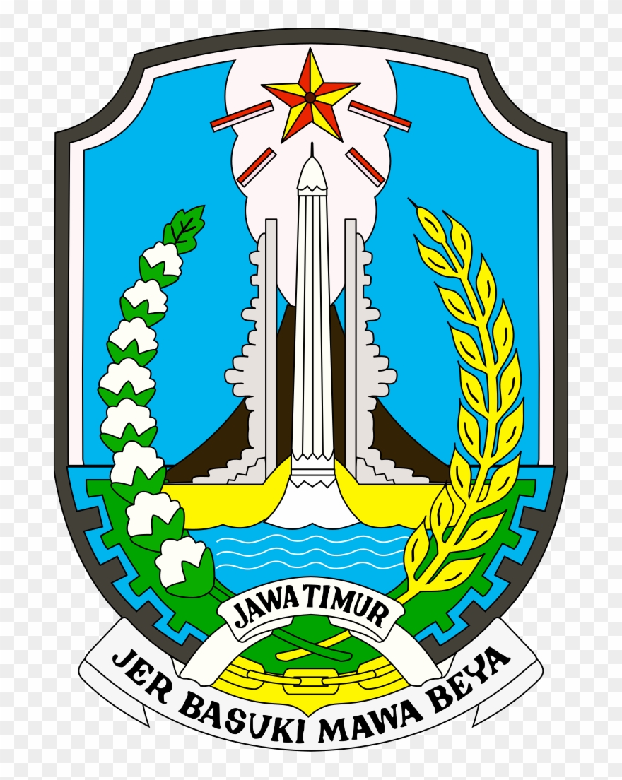 Coat Of Arms Of East Java - Lambang Jawa Timur Clipart