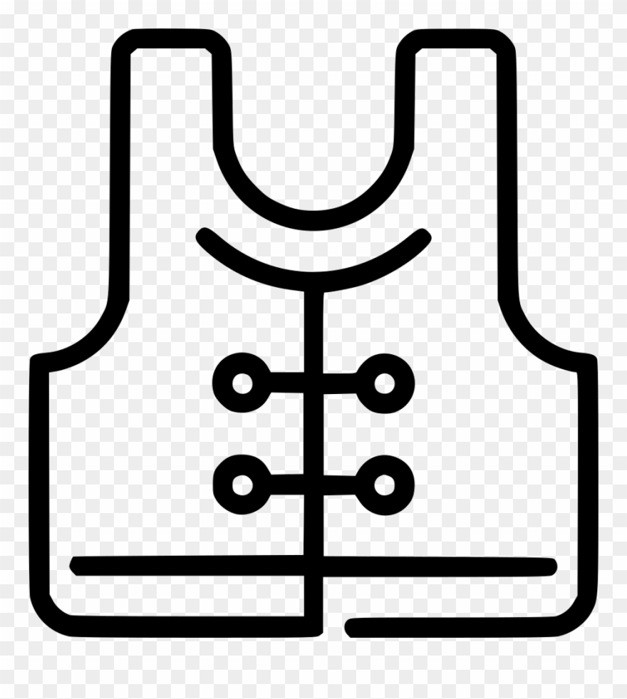 Life Vest Comments - Life Jacket Clipart Black And White - Png Download