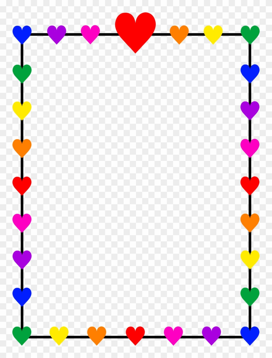 Borders And Frames Clip Art - Okul Öncesi Ilk Gün El Izim - Png Download