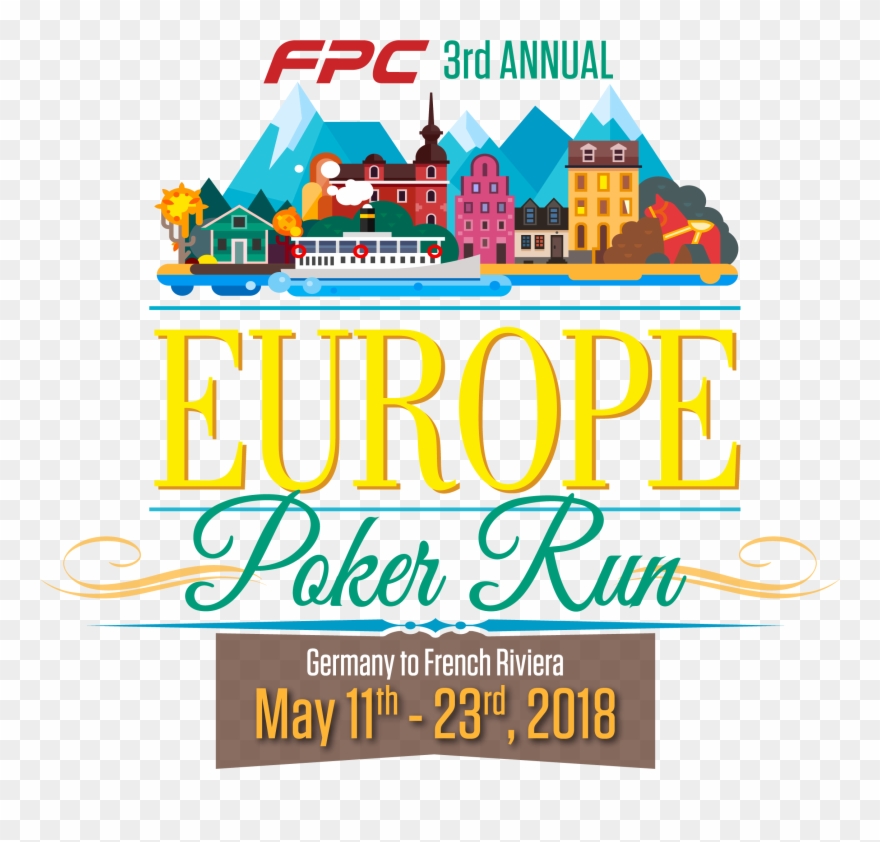 3rd Annual Europe Poker Run Clipart