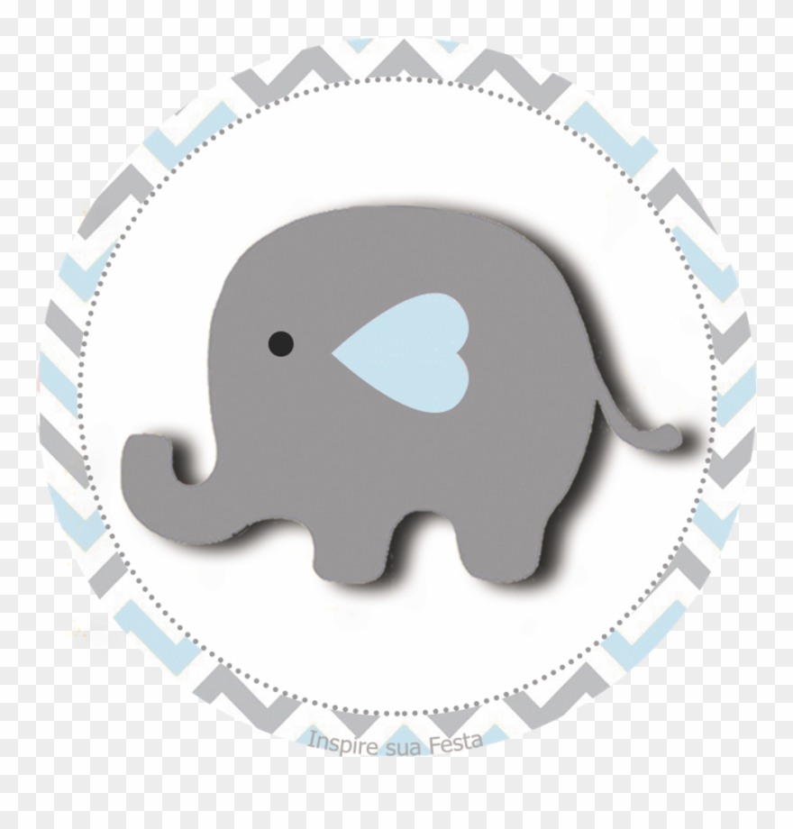 Blue Elephant Animals Babyshower Baby Decoration Scrapb Clipart