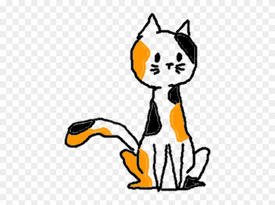 Cute Cat - Cartoon Clipart