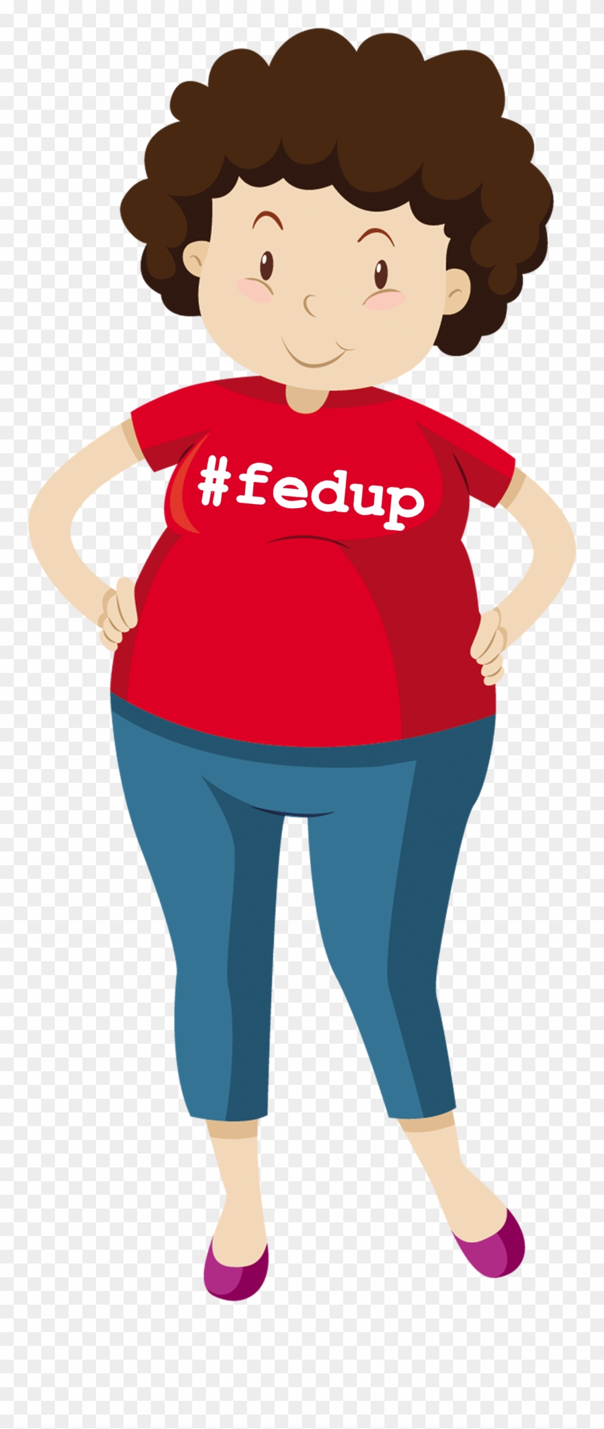 #fedup #womanoftheday #internationalwomensday #womensday - Fat Adjective Clipart