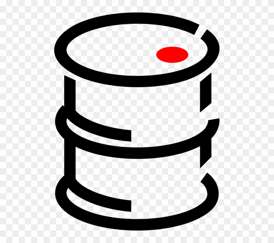 Vector Illustration Of Crude Petroleum Oil Barrel Or Clipart