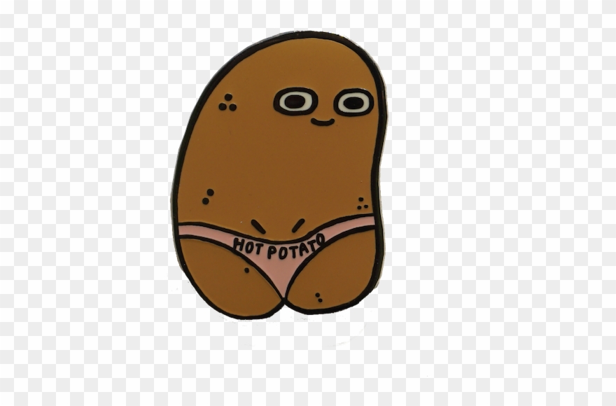 Image Of Hot Potato Pin - Cartoon Clipart